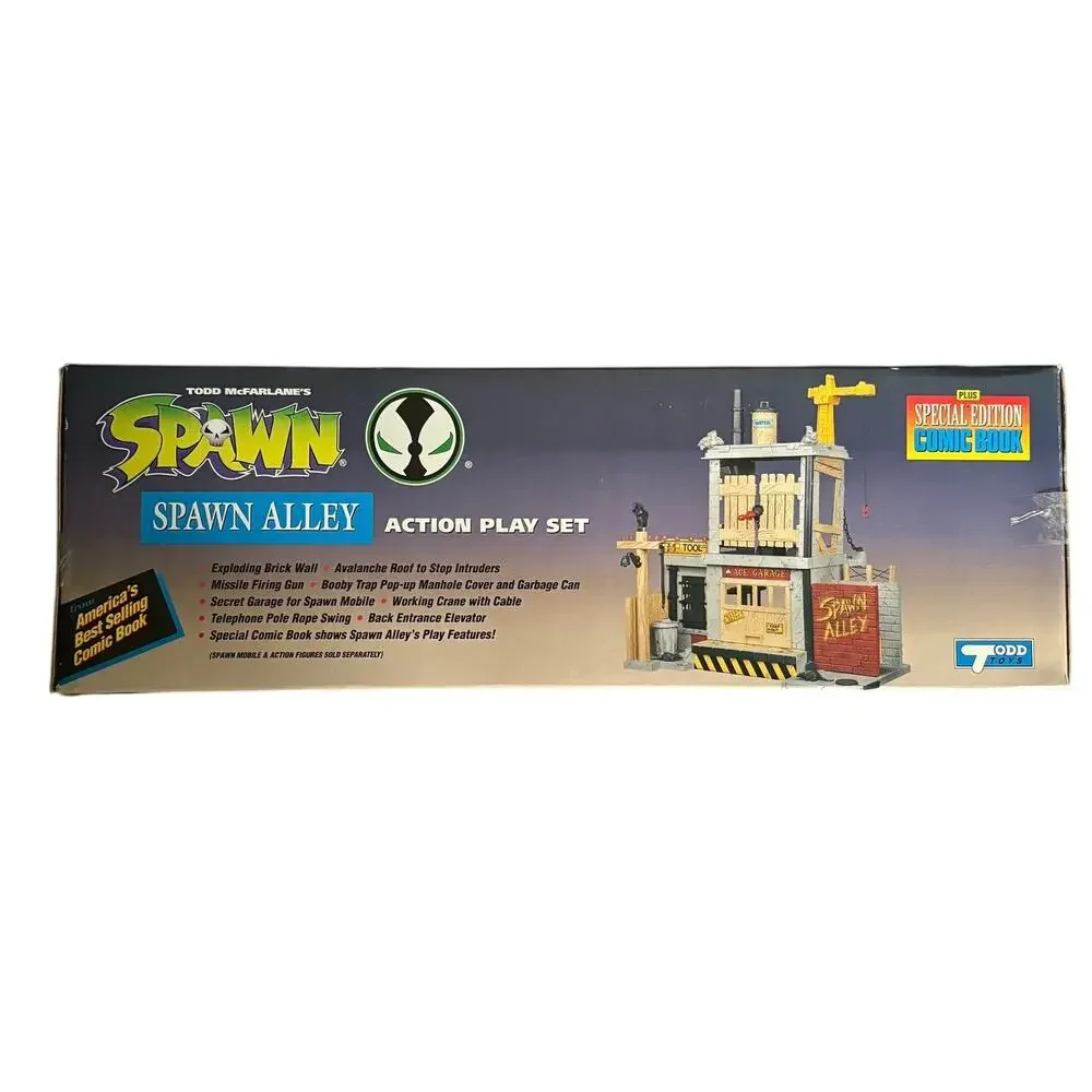 Spawn Alley Action Play Set Vintage Todd McFarlane Toy - 1994 - SEALED Brand New